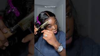 Wig install tutorial wiginstall wiginstallation wigtutorial wiginfluencer luvmehair waterwave [upl. by Kilmarx]