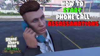 How To Start  Spawn The Payphone Hit Missions In GTA Online [upl. by Rahas]