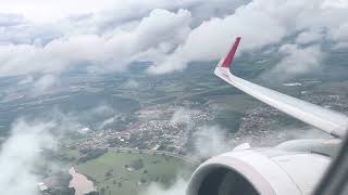 🇧🇷 Decolagem do Aeroporto Internacional de Goiania com pista molhada 🌧️ [upl. by Eleahcim398]