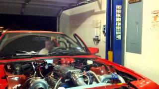 6G72 twin turbo in 87 Starion 1st start [upl. by Coulson]