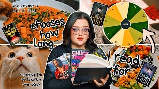 random number generator tries to ruin my life by forcing me to read for 10 hours a day 💀 weekly vlog [upl. by Valli]