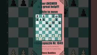 Chess Puzzle 1849 chesspuzzle chessseries chesspuzzleseries chess chessgame quiz chessbrains [upl. by Eward956]