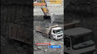 The Biggest Caterpillar Cat 6015B Excavator Loading Truck shorts [upl. by Levitan]