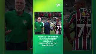 MARCELO E FLUMINENSE DISCUTEM RESCISÃO APÓS RUSGA COM MANO MENEZES  shorts  geglobo [upl. by Ecirp]