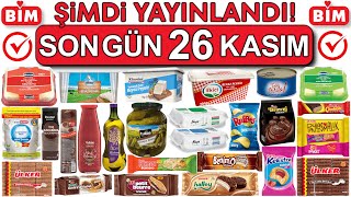 BİM İNDİRİMLERİ BU HAFTA  BİM 20 KASIM 26 KASIM  BİM AKTÜEL ÜRÜNLER  BİM KATALOĞU  BİM BU HAFTA [upl. by Akcinehs]