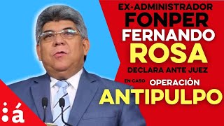 Fernando Rosa Imputado caso Operación AntiPulpo [upl. by Anael540]