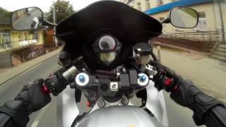 Suzuki SV 1000 s power wheelie [upl. by Noivaz427]