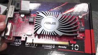 ASUS AMD Radeon HD5450 Silent 1GB DDR3 Close Look [upl. by Llenoil296]