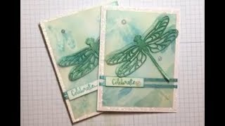 Velum Dragonfly Celebrate Card [upl. by Rosco]