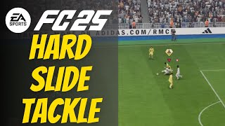 How To Hard Slide Tackle In FC 25 [upl. by Norab]