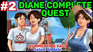 Diane New House amp The End  Diane Complete Quest  Summertime saga 0201  Full Walkthrough 2 [upl. by Trici838]