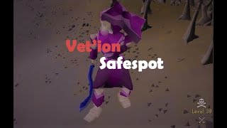 OSRS  Vetion Safespot GUIDE [upl. by Hatfield693]