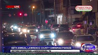 2024 Lawrenceburg TN Christmas Parade [upl. by Nysilla]