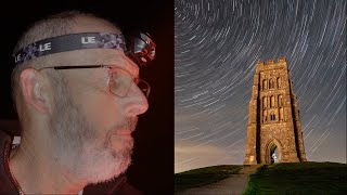 Glastonbury Tor Midnight Star Trail [upl. by Wilber]