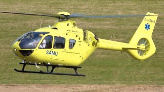 Airbus Helicopters H135 Eurocopter EC135 T3H  Landing Startup and Takeoff shorts short video [upl. by Franzen637]