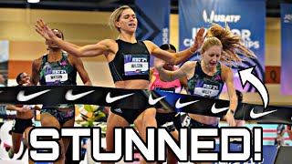 Allie Wilson Clinches first 800m Title at USA Indoors [upl. by Stralka645]