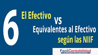 El Efectivo y los Equivalentes al Efectivo según las NIIF [upl. by Neemsaj]