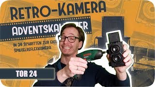 Ich teste den RETRO KAMERA ADVENTSKALENDER TOR 24 Vlogmas I Lomtro [upl. by Anirroc487]