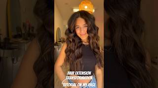 Sew in Hair Extension tutorial  Bellami volume wefts  Handtied Extensions hairextensions [upl. by Haila918]