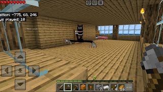 Surviving A Cartoon Dweller In Minecraft Survival Episode 2 [upl. by Enened]