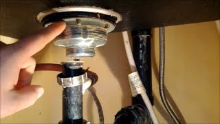 How to Replace A Kitchen Sink Strainer [upl. by Negaet]