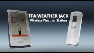 TFA Dostmann Wireless weather station WEATHER JACK 351166 [upl. by Oiragelo]