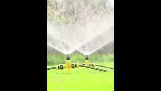 360° Rotation Auto Irrigation System Garden Lawn Sprinkle [upl. by Ahgiela]