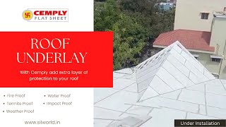 Cemply Flat Sheet for Roof Underlay  Roof Underlay for Shingles [upl. by Ronaele]