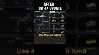 Use 4x Scope In Xm8 After Ob 47 Update 😱 shorts [upl. by Pru]