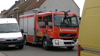 Middelkerke Brandweer met Ladderwagen  Materieelwagen [upl. by Terena950]