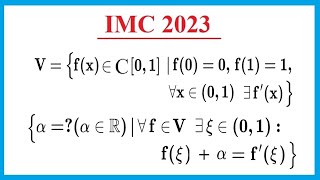 Международная студенческая олимпиада по математике 2023 IMC2023 Задача №7 [upl. by Atinra]