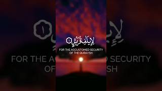 Surah Quraish youtubeshorts shortsfeed Surah Quraish [upl. by Gunter]