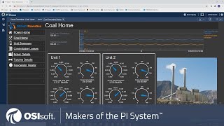 OSIsoft’s PI Vision Demo  Steam Fired Generation [upl. by Anerys]