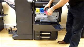 Toner install CDC1935 range of machines [upl. by Anilecram]