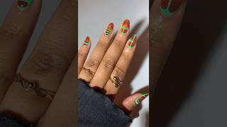 Easy tortoiseshell nail art WITHOUT gel polish [upl. by Kappel636]