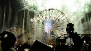 2014 New Years Eve Countdown World of Color Disneys California Adventure [upl. by Hola33]