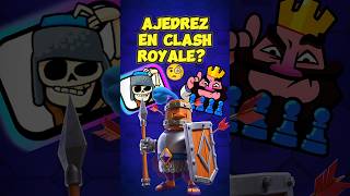 JUGANDO AJEDREZ en CLASH ROYALE 🥸♟️ [upl. by Aoht]