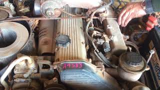 a4583  Landcruiser 1HZ Diesel Engine Start Up [upl. by Ledairam]