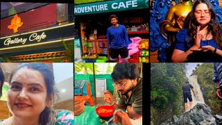 Pani ka keher bhagsunag waterfall 🌊 Part2 McLeod Ganj Himachal Pradesh ☔🌧️ [upl. by Benjy]