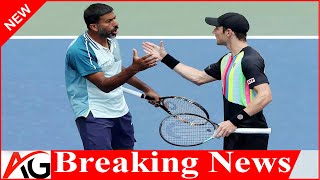 Rohan Bopanna Matthew Ebden was eliminated in the round of 16 at the US Open 2024 [upl. by Aridnere]