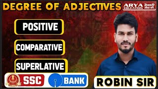 Degree of adjectives  Degree of adjectives rules concepts  english grammar spoken [upl. by Hnamik]