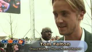 Tom Felton Interview  The Making Of Harry Potter WB Studio Tour London Opening [upl. by Ahsimal]