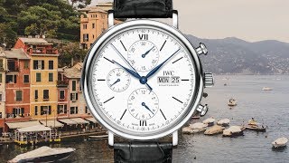 Review IWC Portofino Chronograph Edition quot150 Yearsquot [upl. by Vinna894]