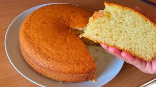 Gâteau au yaourt en 1 minute  Bon et moelleux Recette facile et rapide [upl. by Tavy]