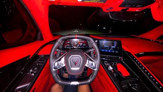 2024 C8 Corvette Z06 POV night time 670 HP [upl. by Litsyrk]