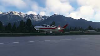 Vision jet beautiful take off from CYCZ Fairmont Hot Springs [upl. by Mandell475]