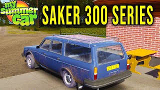 VOLVO 245  NEW CAR IN THE GAME SAKER 300 SERIES  My Summer Car [upl. by Ardnasirk]