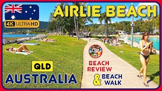 Airlie Beach Lagoon 🇦🇺🦘Popular spot in Whitsundays 4k Walking Tour  Beach Walk amp Review [upl. by Reta]