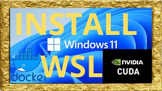 Install CUDA en WSL2 con Docker Desktop en Windows 11 [upl. by Iey459]