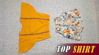 Top shirt cutting and stitching 🔥 Detail video [upl. by Atekehs840]